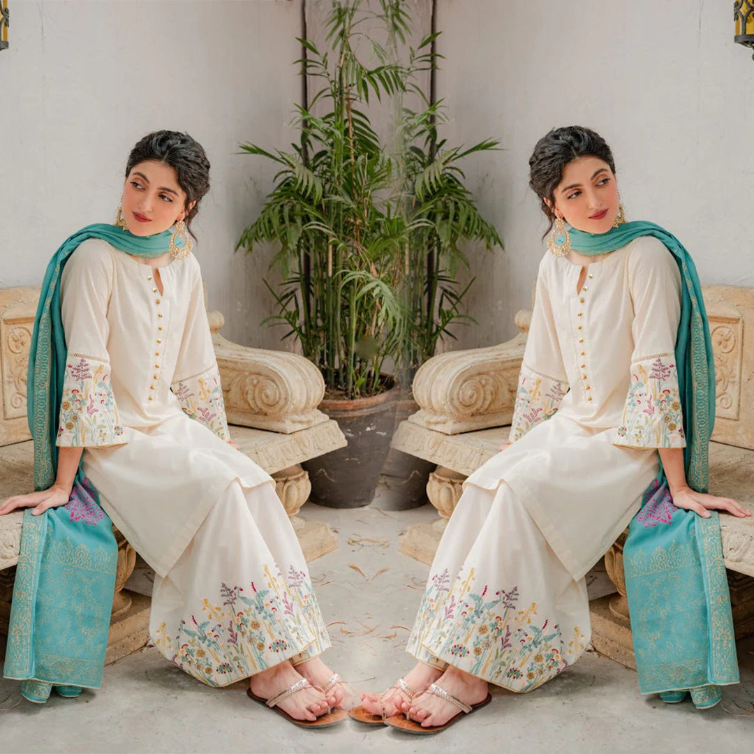 Dhanak 3PC Embroidered-624