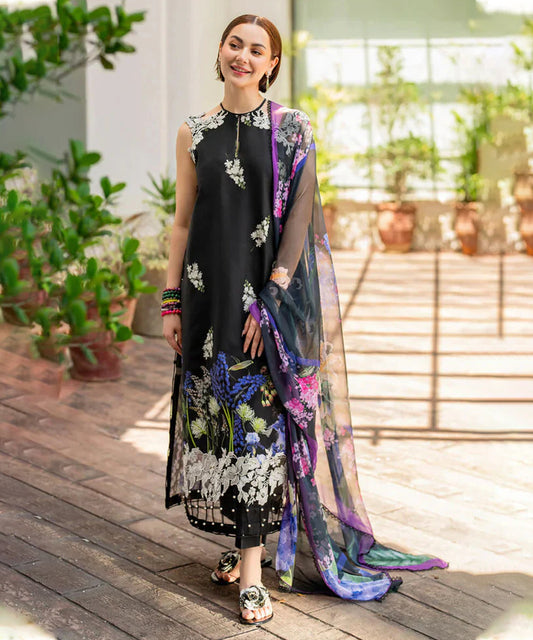 3PC KARANDI PRINTED SHIRT WITH KARANDI PRINTED DUAPTTA AND TROUSER -3435