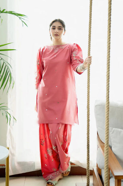 Dhanak-2pc Embroidered- 3407