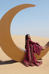 Lawn-3PC Embroidered Shirt with Digital Printed Jacquard Dupatta - 1331