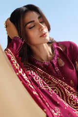 Lawn-3PC Embroidered Shirt with Digital Printed Jacquard Dupatta - 1331