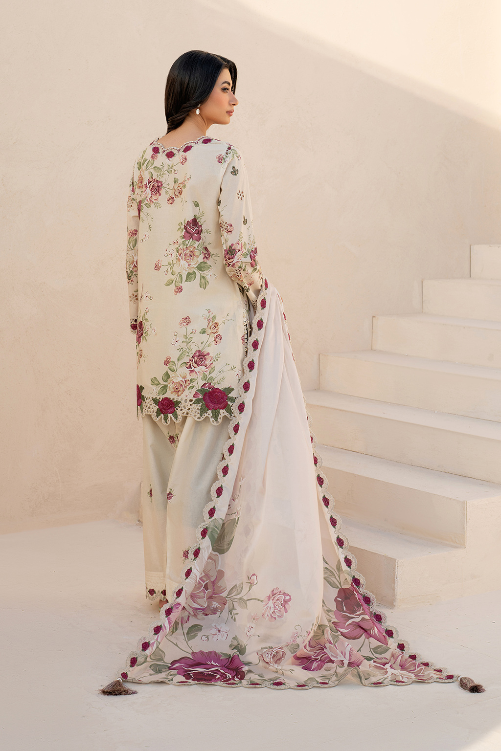 KHADDAR-3PC WITH KHADDAR PRINTED SHIRT & TROUSER-927