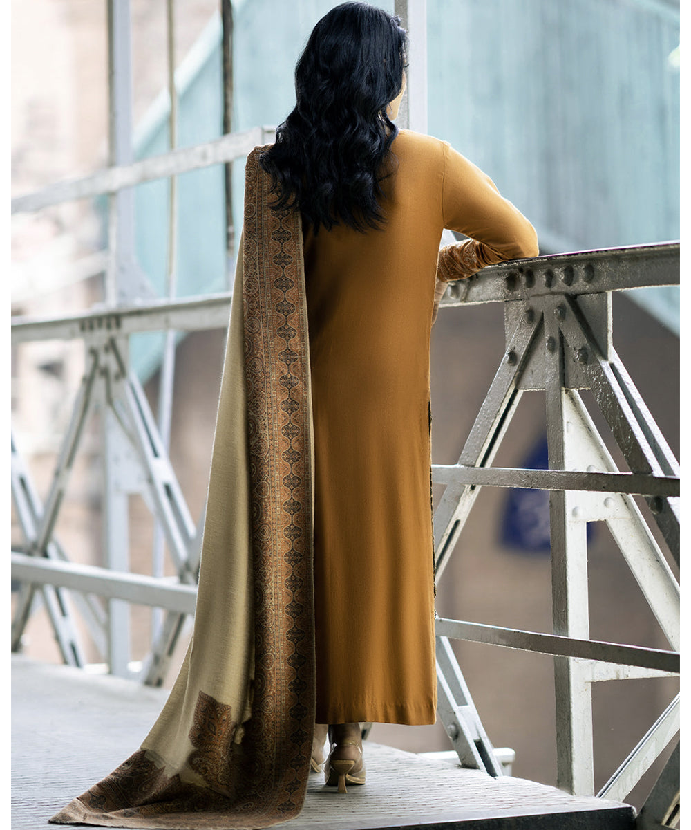 Lawn-3PC Embroidered Shirt with Digital Printed Jacquard Dupatta-1184