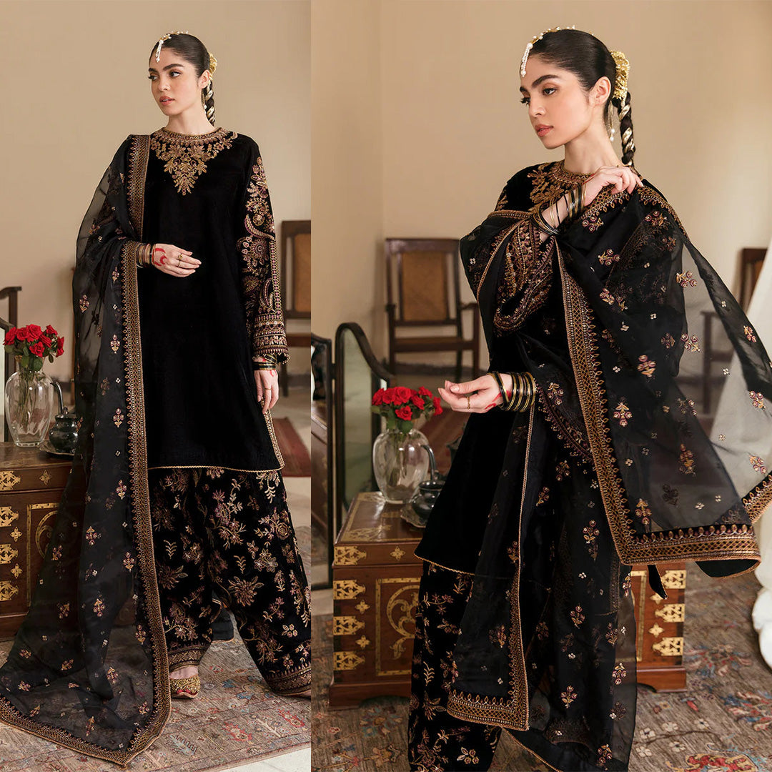 Velvet 3PC Embroidered-951