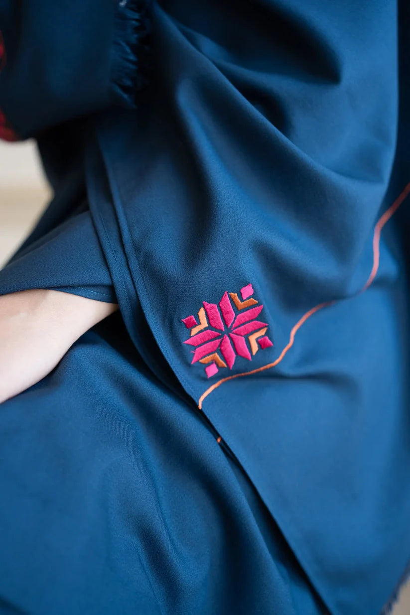 Dhanak 3PC Embroidered With Dhanak Embroidered Dupatta-615