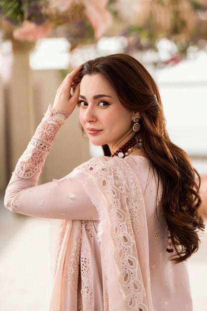 Lawn-3PC Embroidered Shirt with Organza Embroidered Dupatta-1270