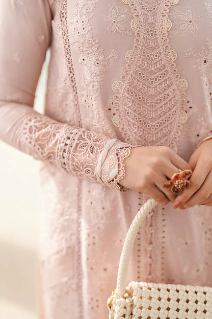 Lawn-3PC Embroidered Shirt with Organza Embroidered Dupatta-1270