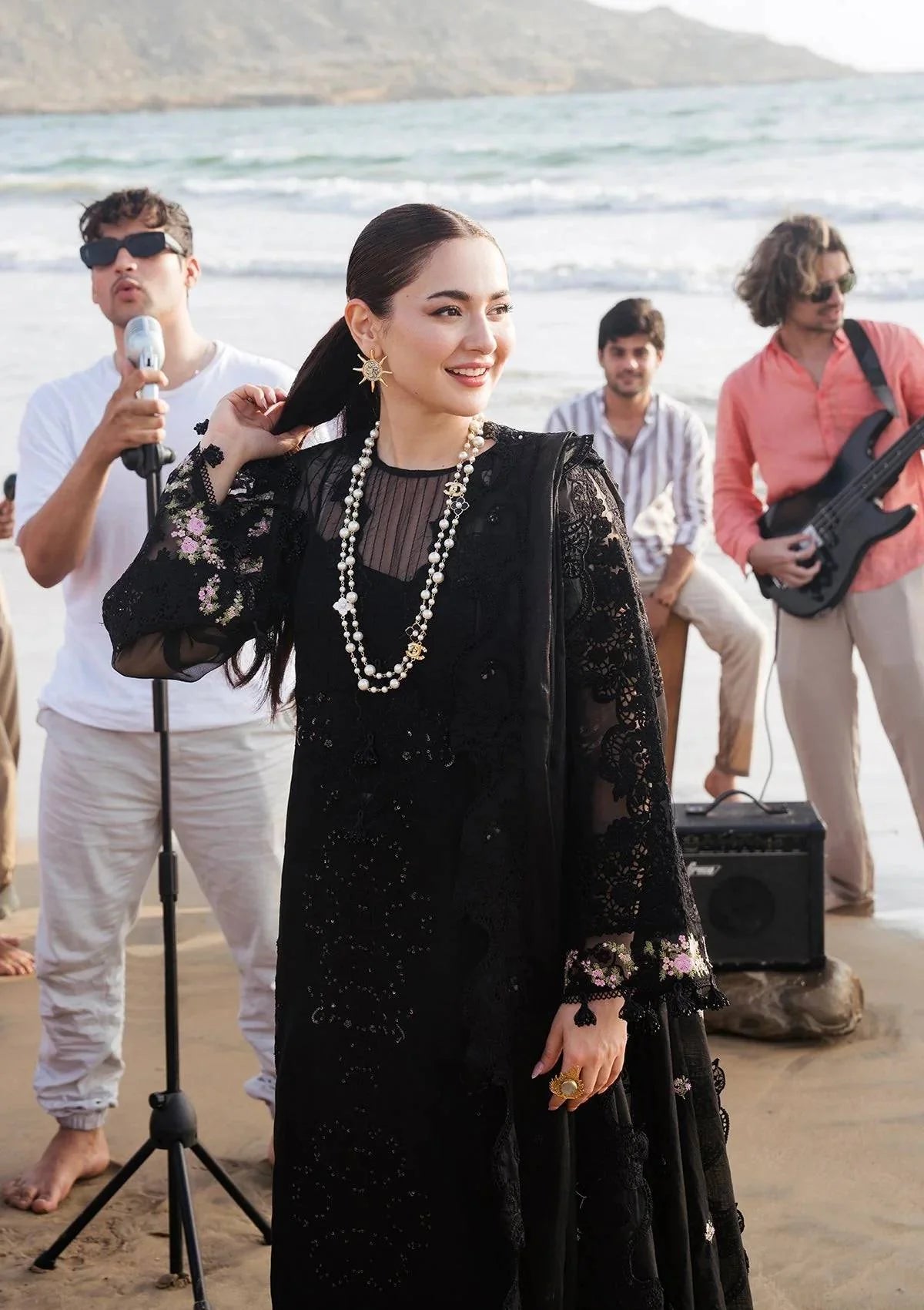 Dhanak 3PC Embroidered With Organza Embroidered Dupatta-163