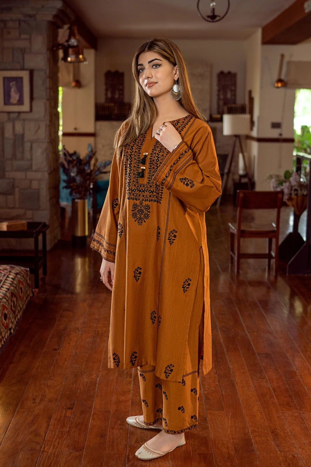 Dhanak-2pc Embroidered-3543
