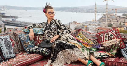 3PC KARANDI PRINTED SHIRT WITH KARANDI PRINTED DUAPTTA AND TROUSER -1708