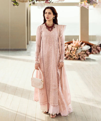 Lawn-3PC Embroidered Shirt with Organza Embroidered Dupatta-1270