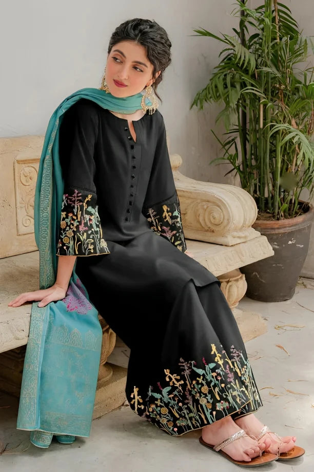 Dhanak 3PC Embroidered-626