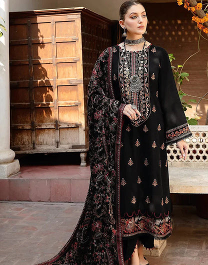 Dhanak 3PC Embroidered With Full Embroidered Shawl-1296