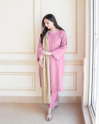 Dhanak 3PC Embroidered-1298