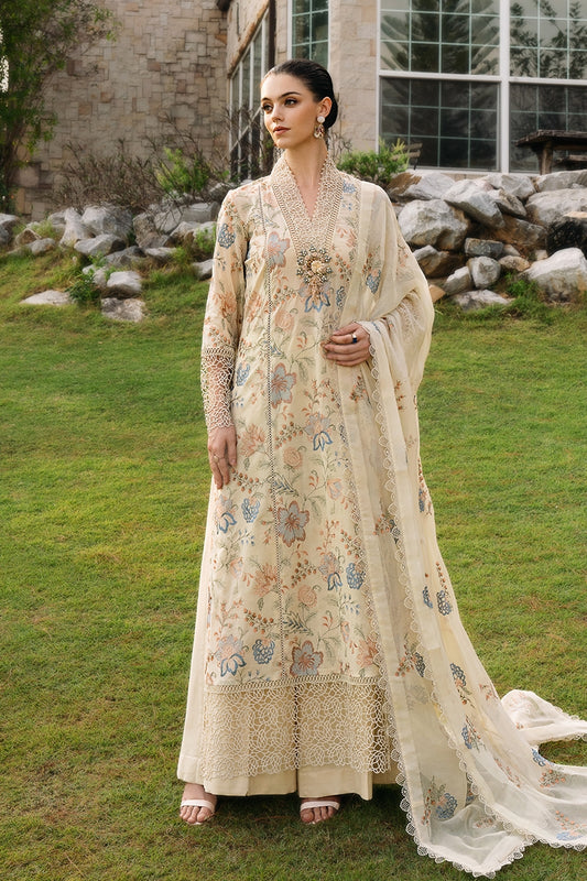 Dhanak 3PC Embroidered With Chiffon Embroidered Dupatta-113