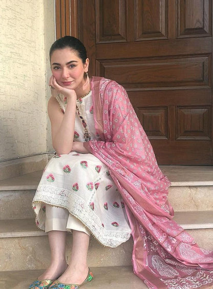 KHADDAR-3PC WITH KHADDAR PRINTED SHIRT & TROUSER-922