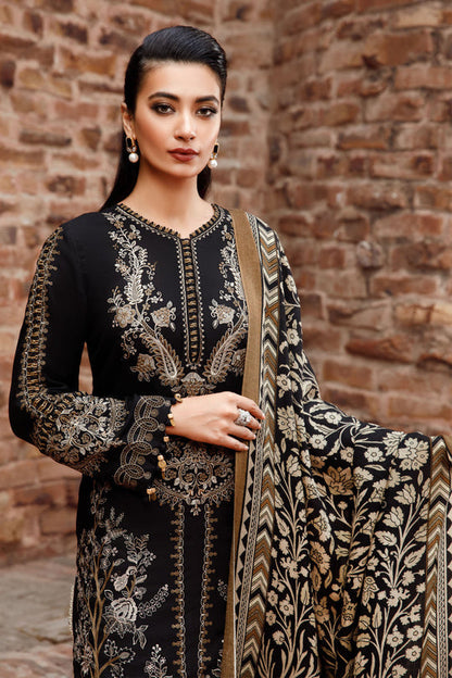 Lawn-3PC Embroidered Shirt with Digital Printed Jacquard Dupatta-1171